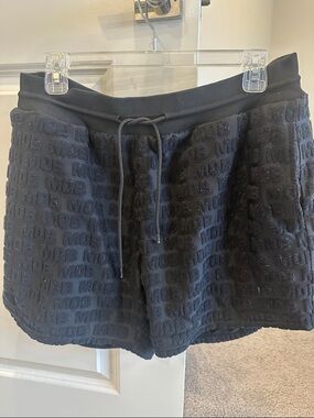 Strawberry Milk Mob Terry Drawstring Athletic Shorts